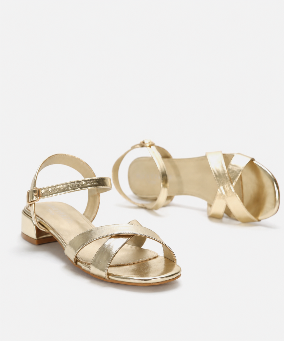 Abrielle - elegante sandaler med lav hæl