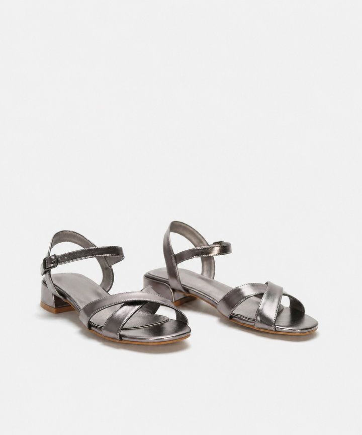 Abrielle - elegante sandaler med lav hæl