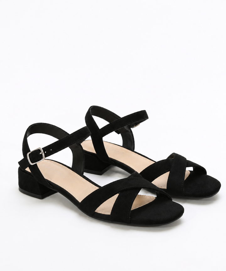 Abrielle - elegante sandaler med lav hæl