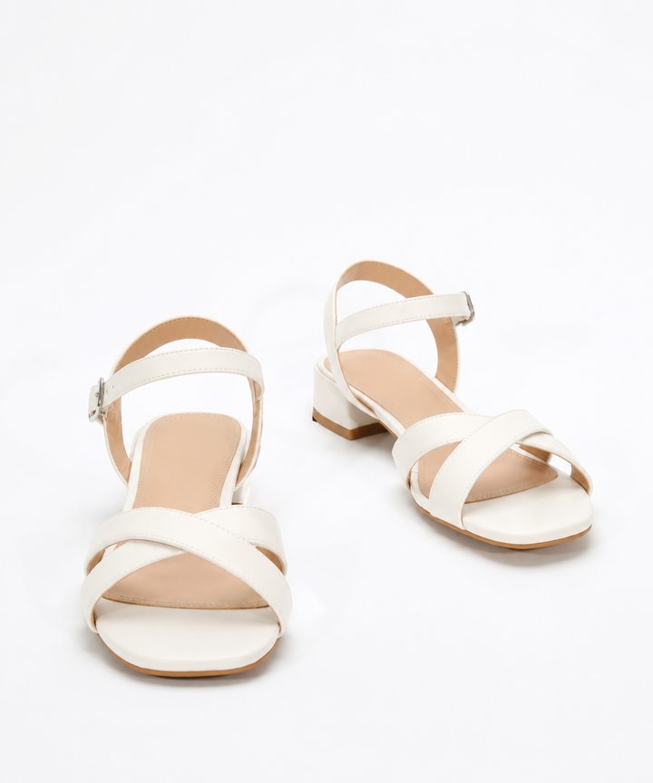 Abrielle - elegante sandaler med lav hæl