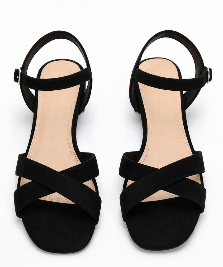 Abrielle - elegante sandaler med lav hæl