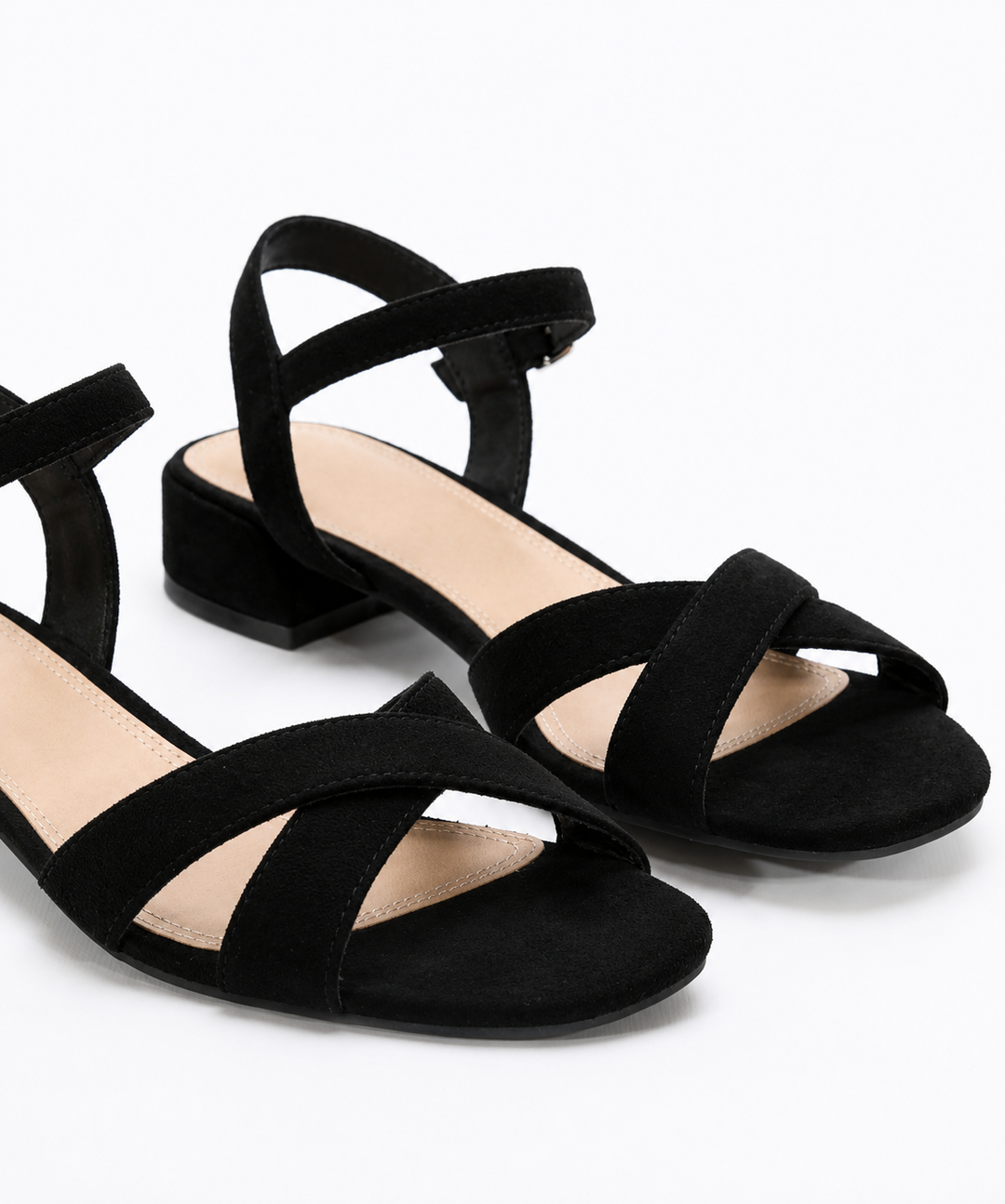 Abrielle - elegante sandaler med lav hæl