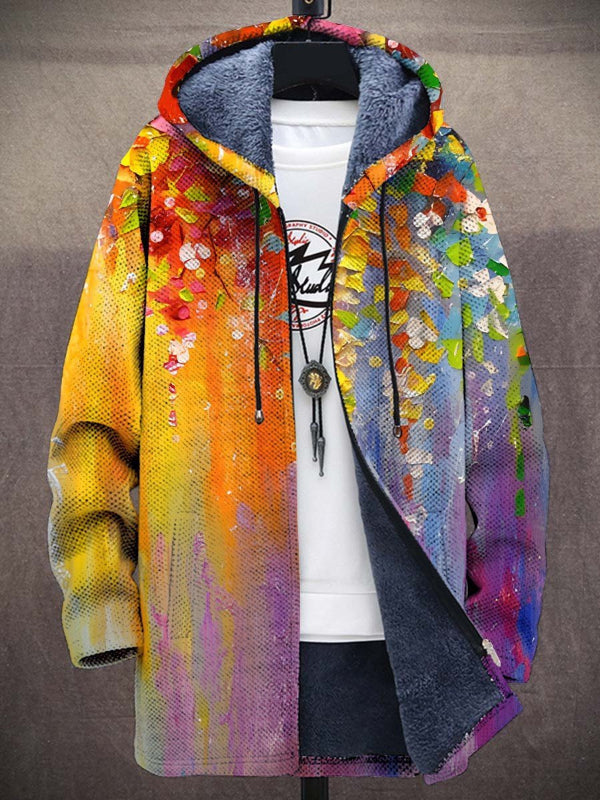 Barden - Plysforet colorblock-jakke
