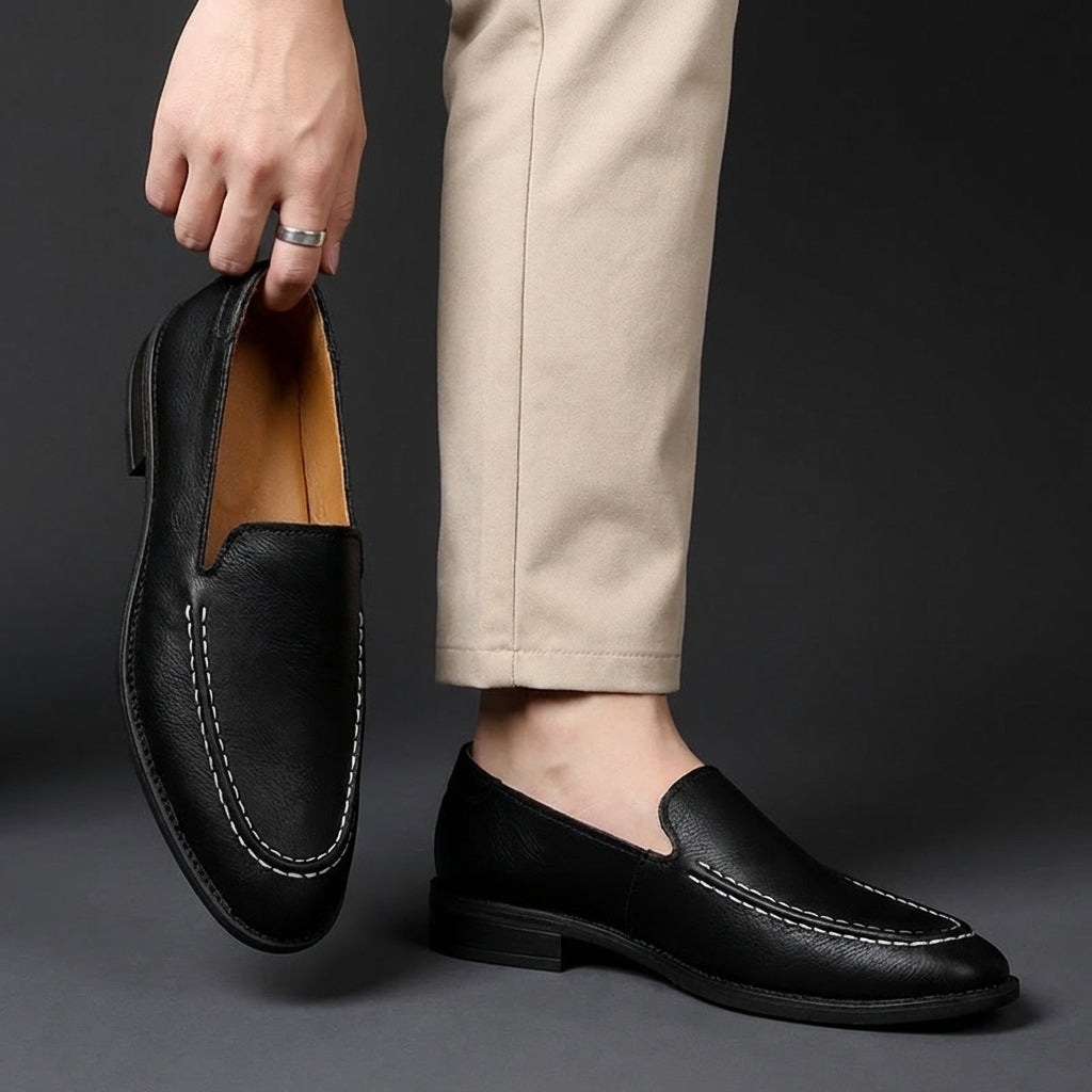 Merric - forfinede dressede loafers