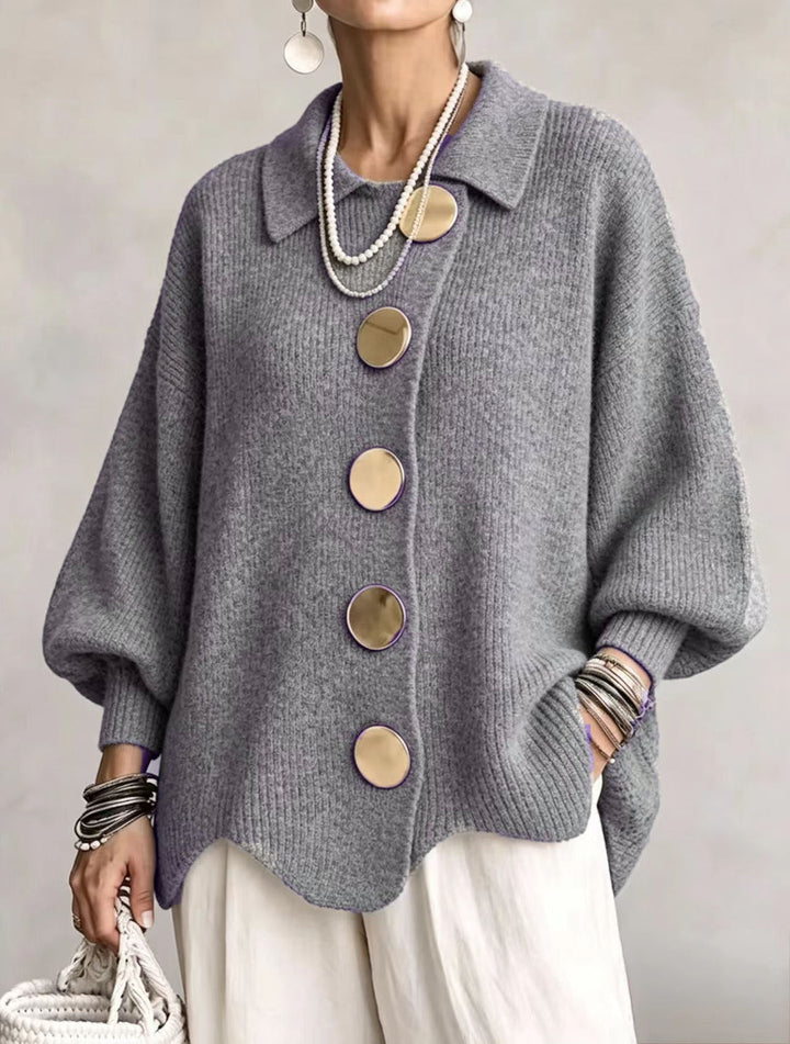 Kaelinae - Kraftig oversize cardigan