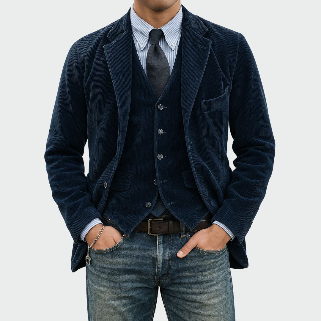 Cato - Skræddersyet blazer- og vestsæt