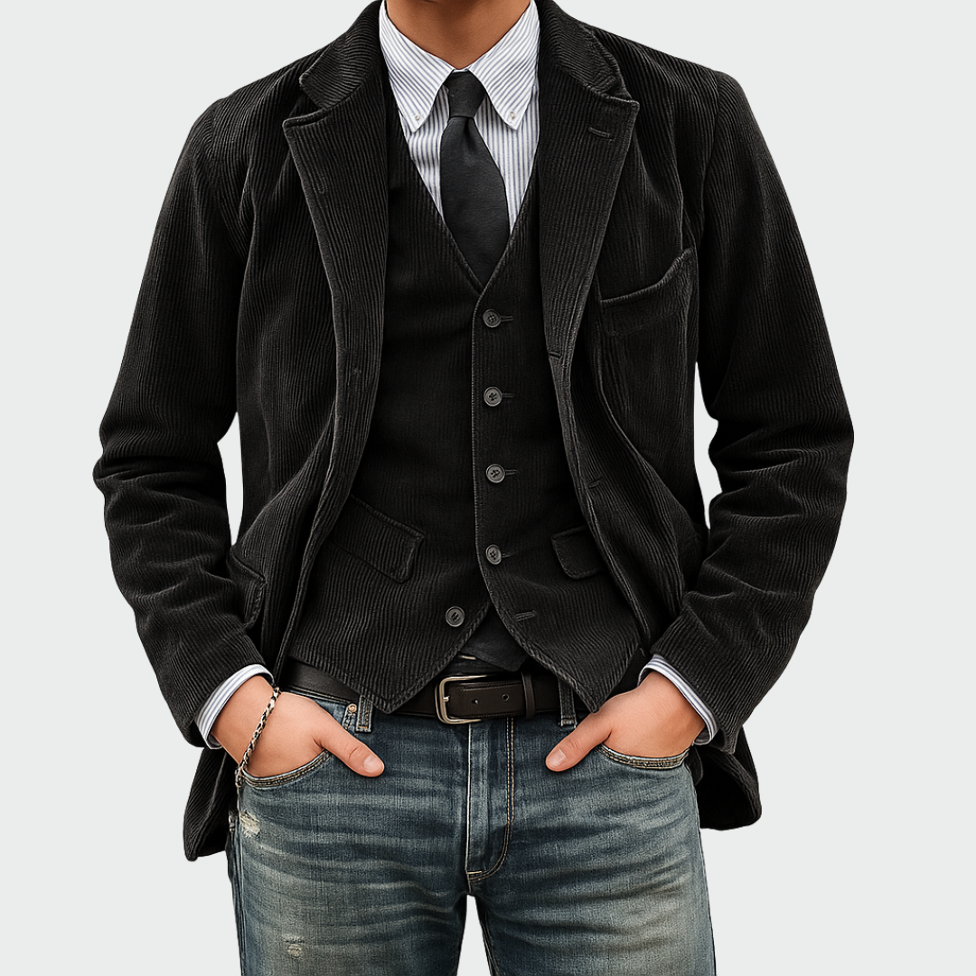 Cato - Skræddersyet blazer- og vestsæt