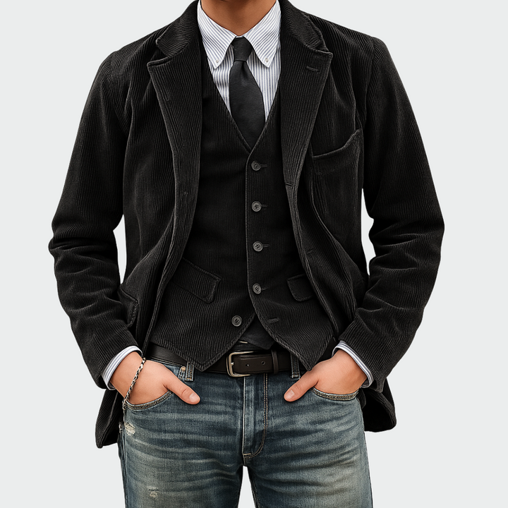 Cato - Skræddersyet blazer- og vestsæt