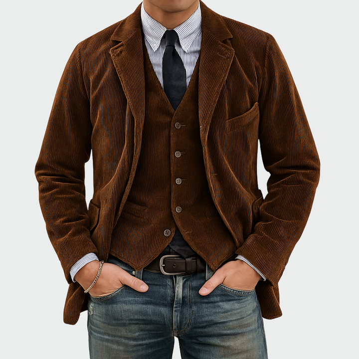 Cato - Skræddersyet blazer- og vestsæt