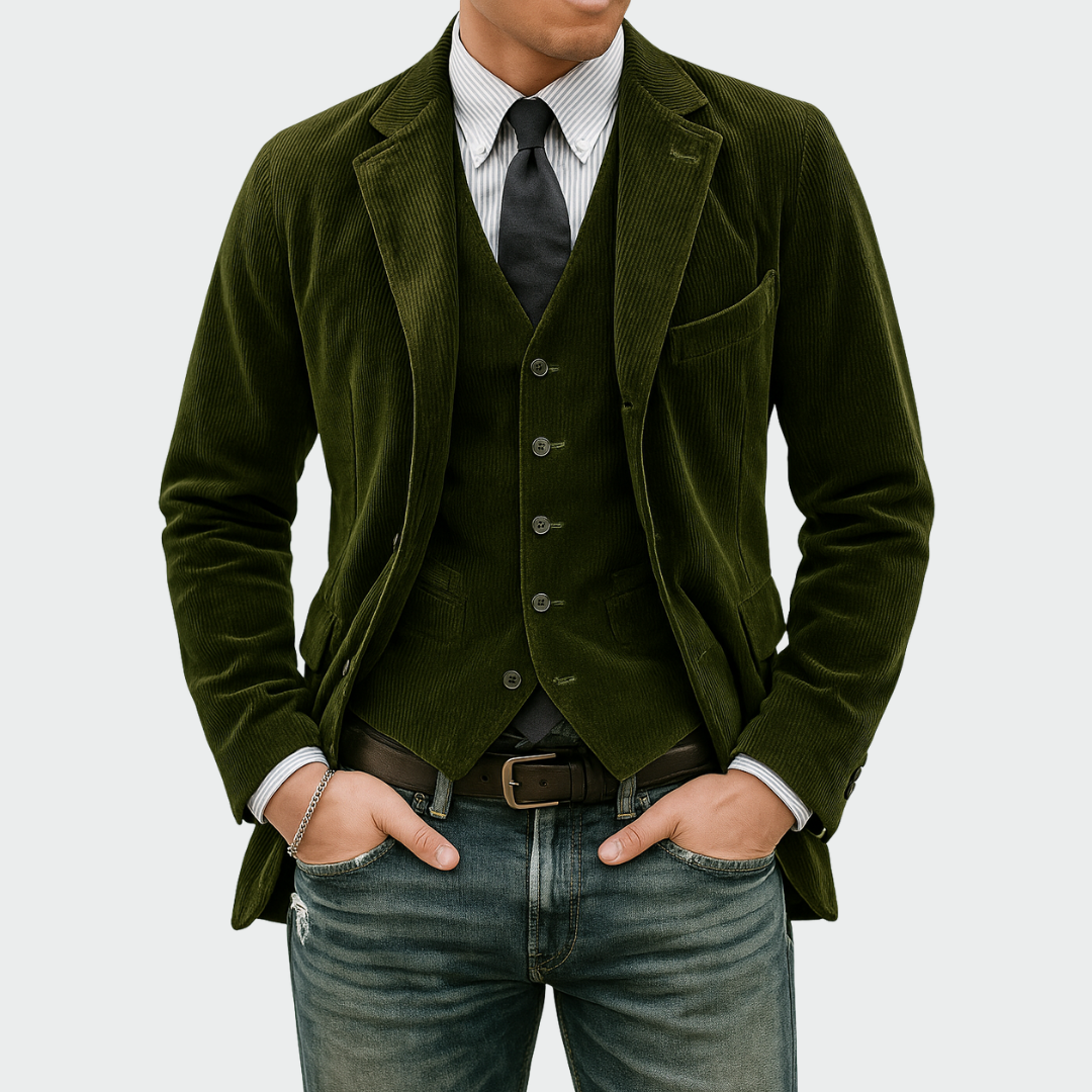 Cato - Skræddersyet blazer- og vestsæt