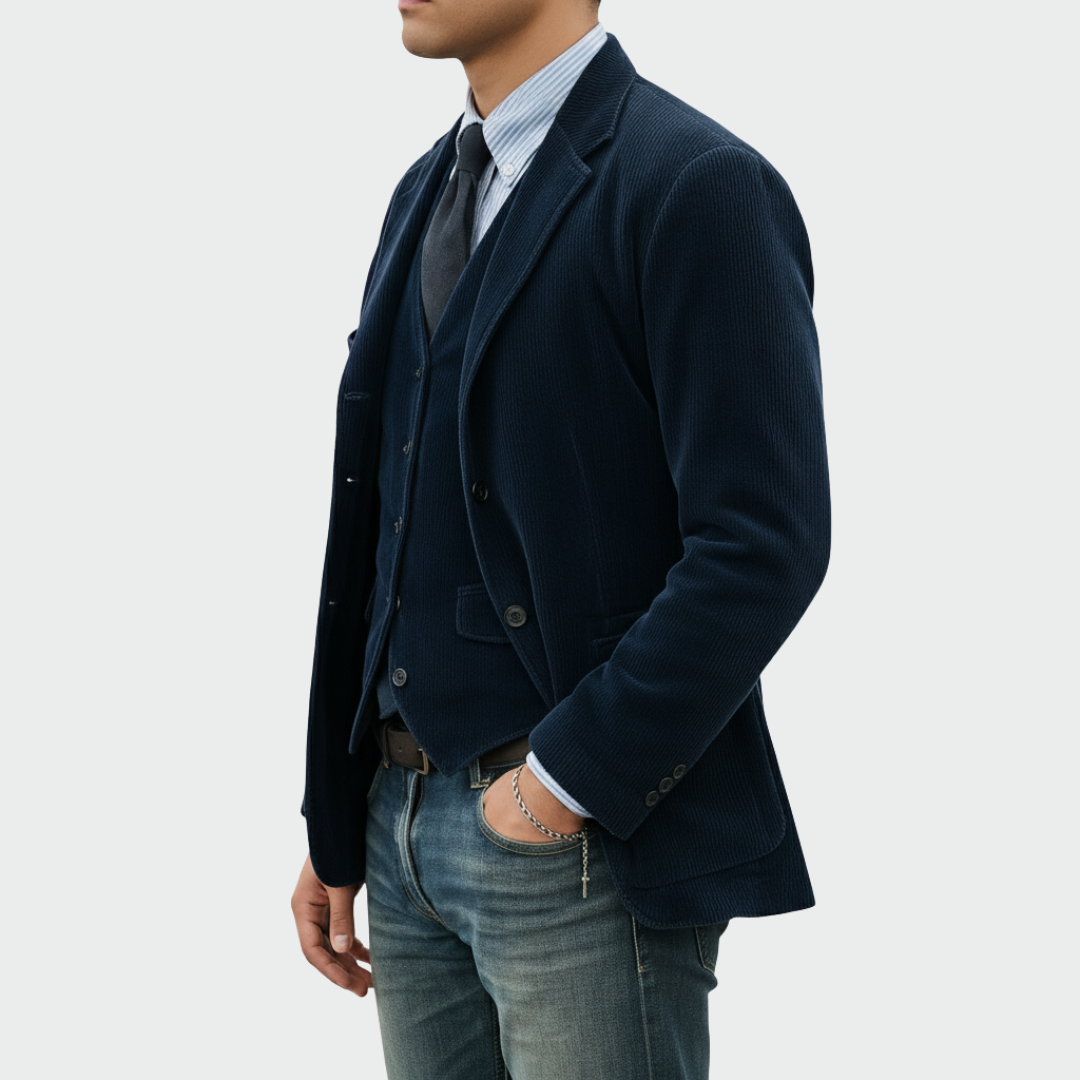 Cato - Skræddersyet blazer- og vestsæt