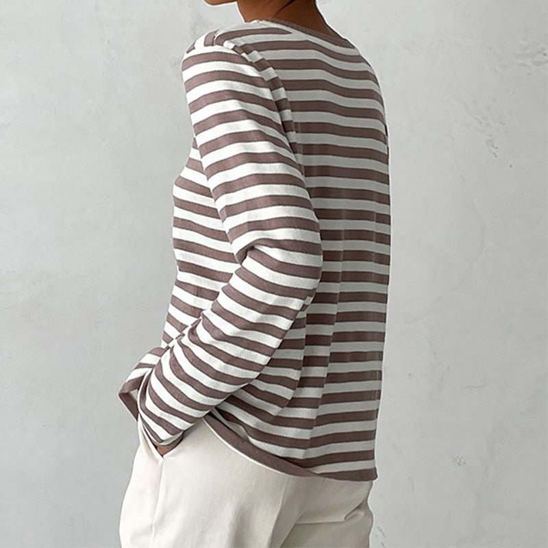 Zoravelle - Langærmet soft-touch top