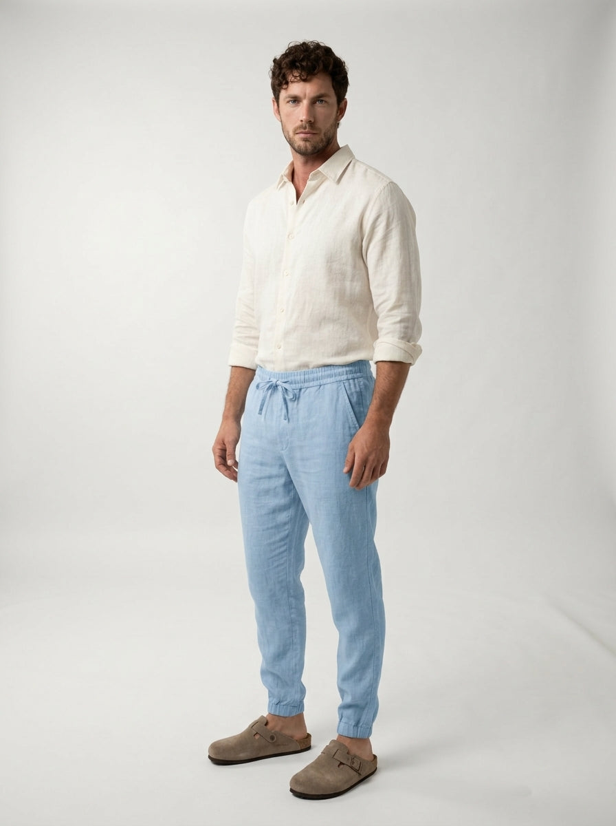 Carrick - Letvægts-joggers i linned