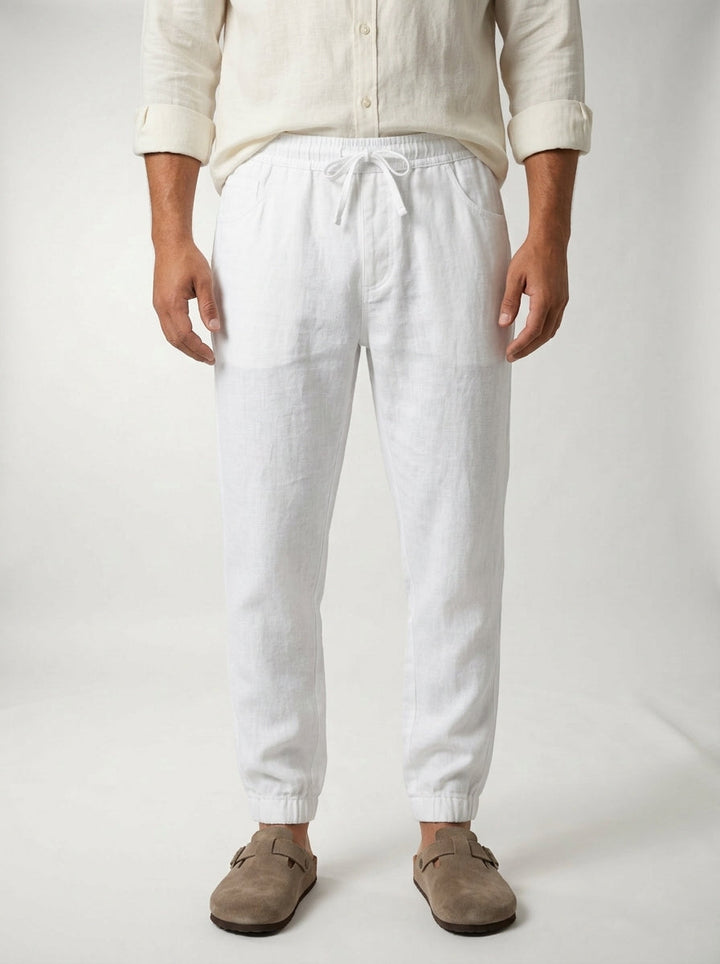 Carrick - Letvægts-joggers i linned