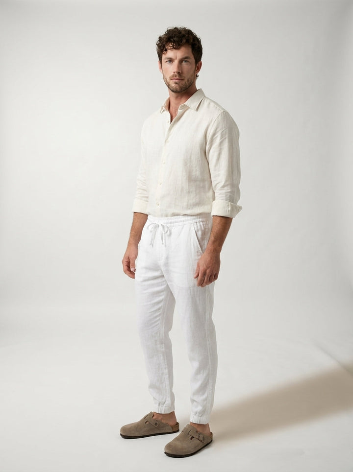 Carrick - Letvægts-joggers i linned
