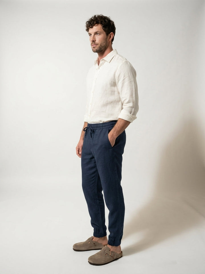 Carrick - Letvægts-joggers i linned