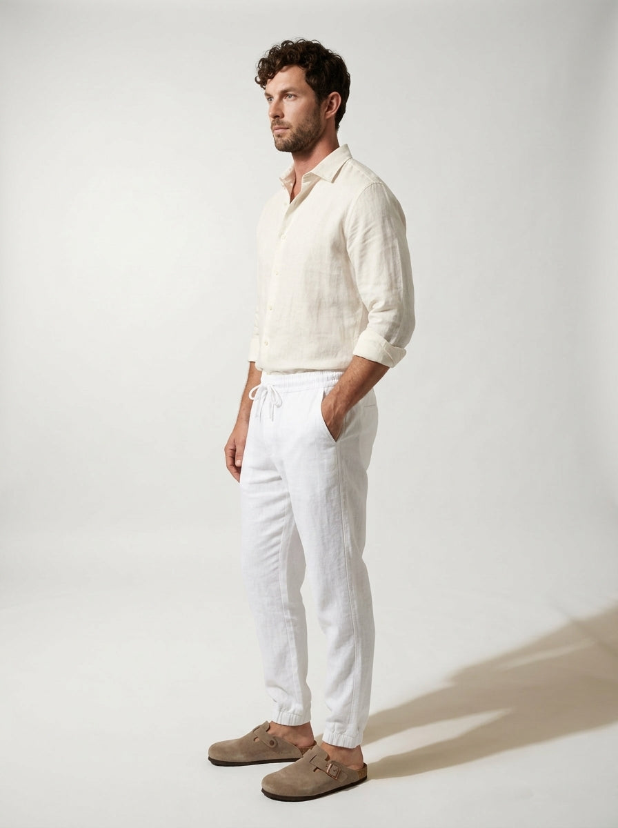 Carrick - Letvægts-joggers i linned