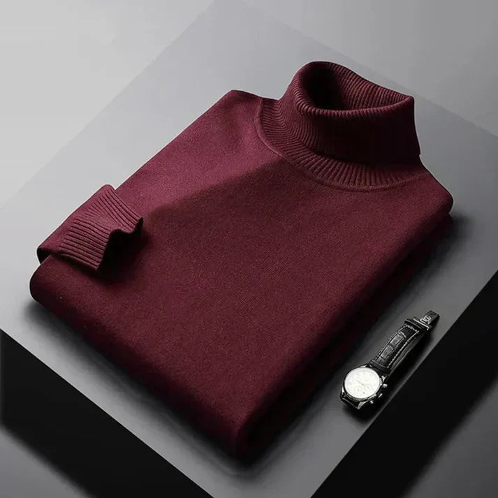 Edbert - Blød rullekravesweater
