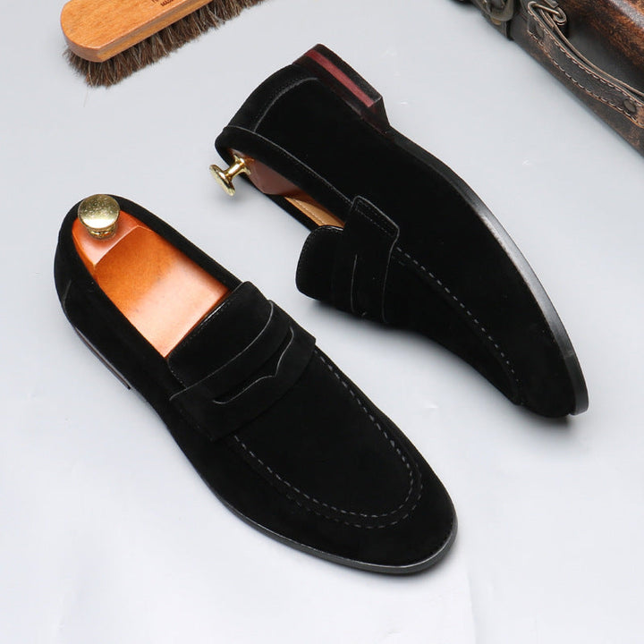 Aberic - Penny loafers i velour