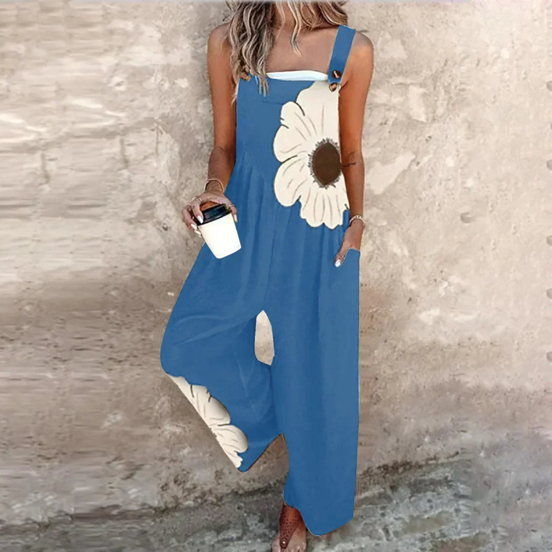 Aderyn - Luftig printet jumpsuit