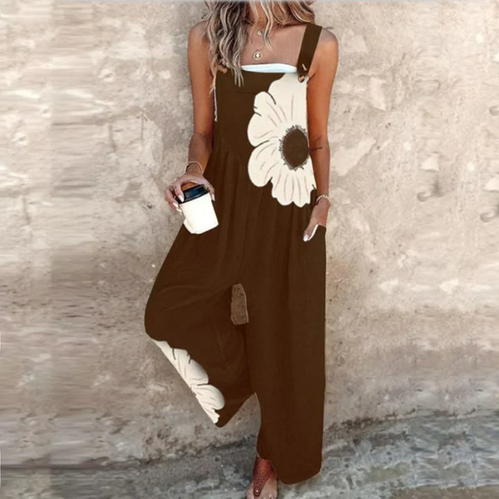 Aderyn - Luftig printet jumpsuit
