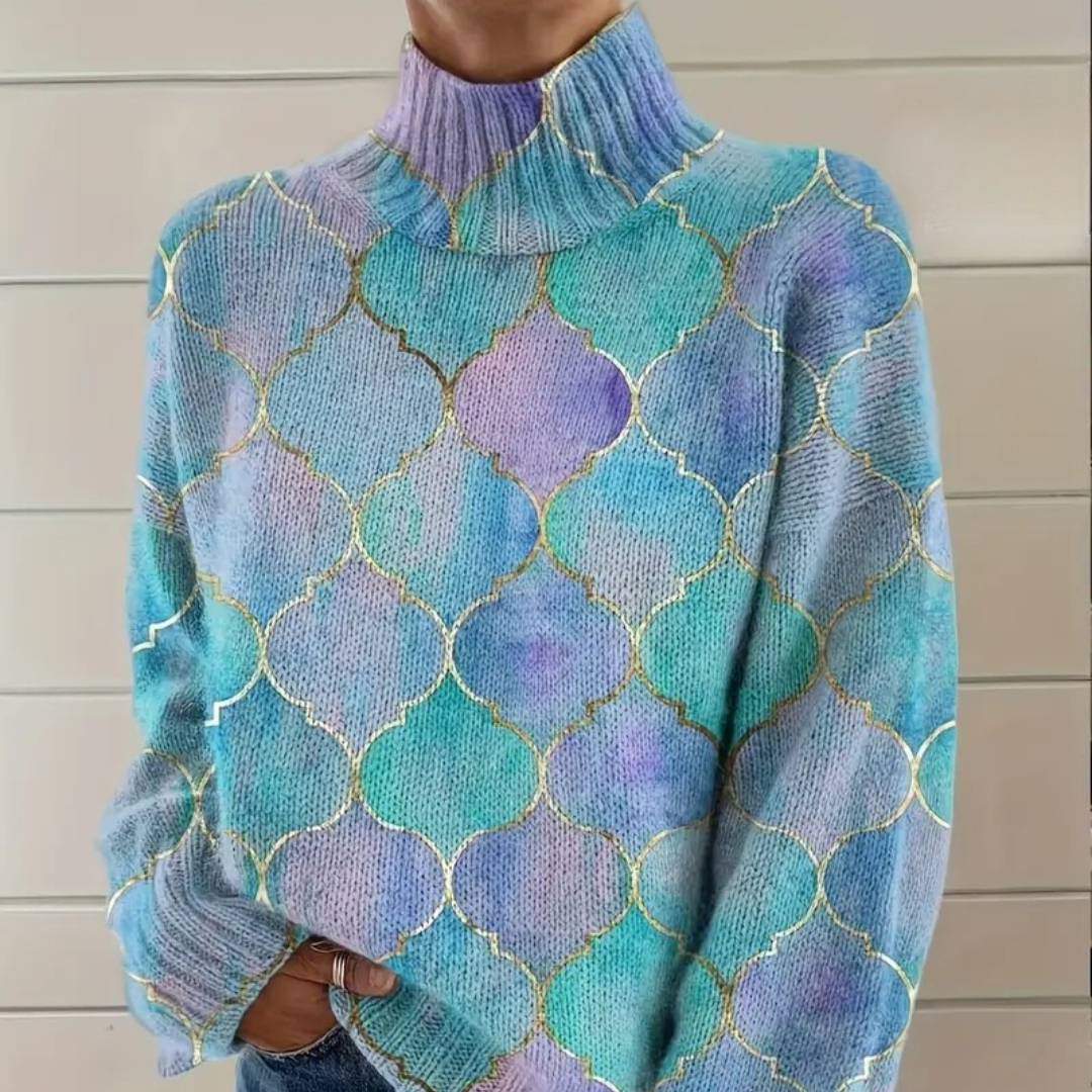 Esmée - Blød højhalset sweater