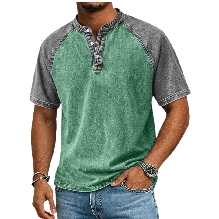 Edgehill - Vintagevasket Henley T-shirt