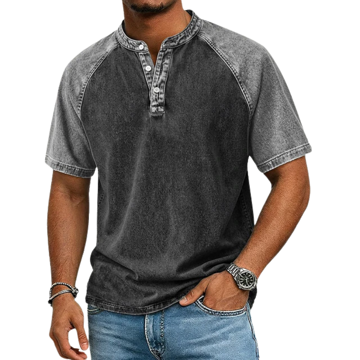 Edgehill - Vintagevasket Henley T-shirt