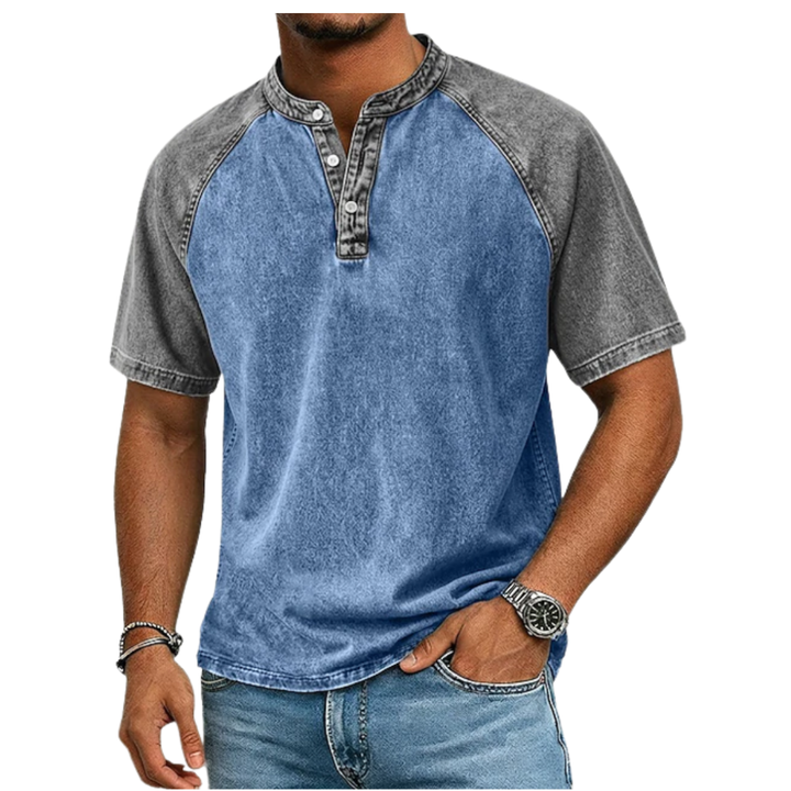 Edgehill - Vintagevasket Henley T-shirt