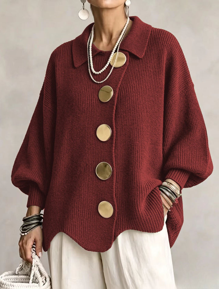 Kaelinae - Kraftig oversize cardigan