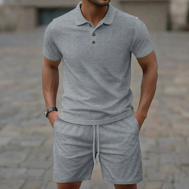 Pryce - Letvægts herresæt med polo og shorts