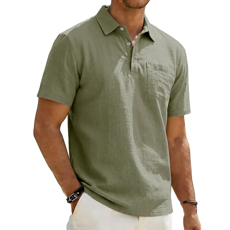 Grafton - Kortærmet poloshirt med struktur