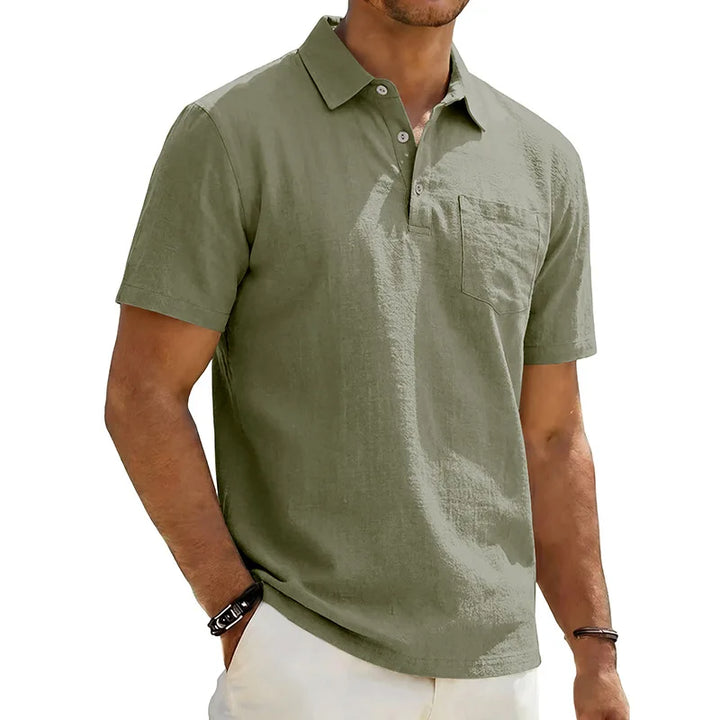 Grafton - Kortærmet poloshirt med struktur