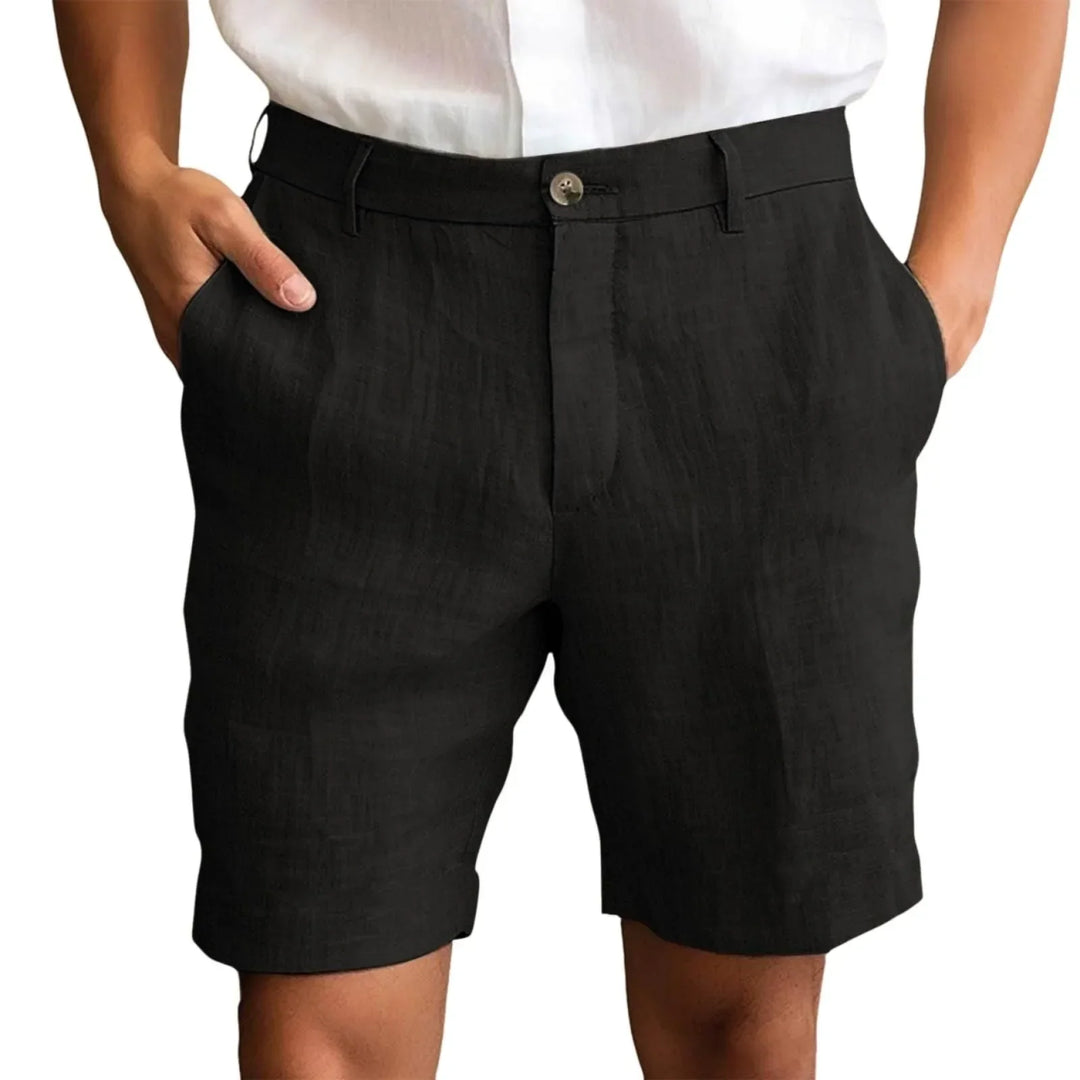 Nestor - Skræddersyede shorts i hør