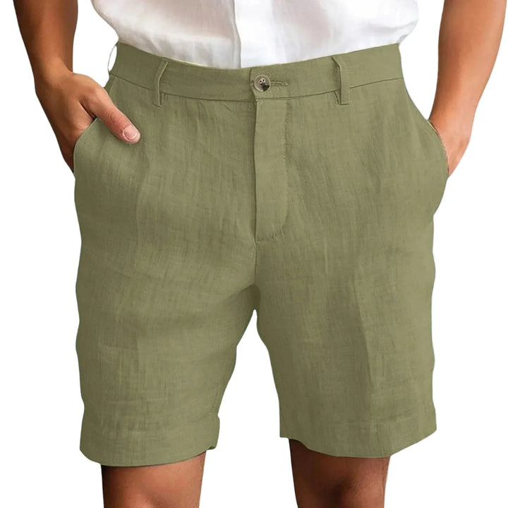 Nestor - Skræddersyede shorts i hør