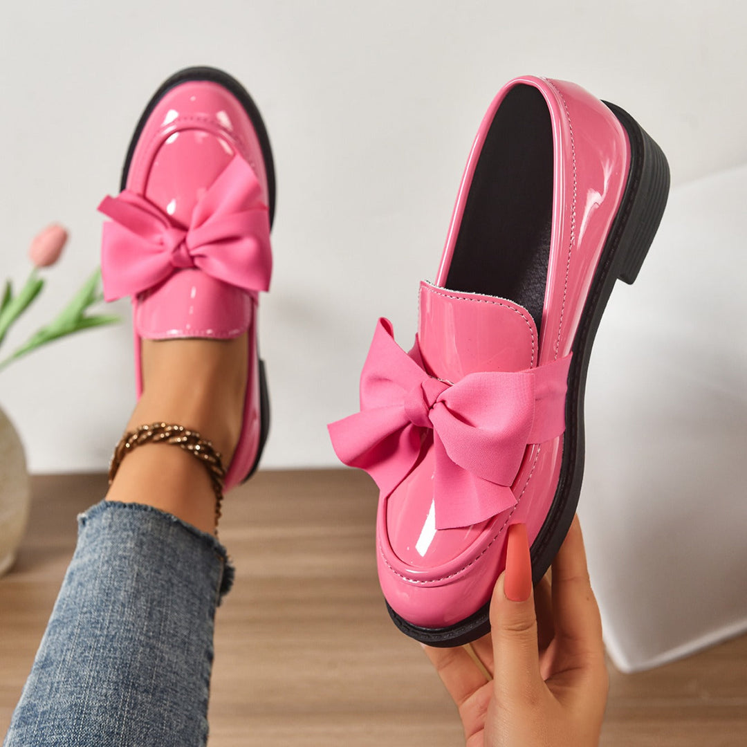 Wisterique - Højglans plateau loafers