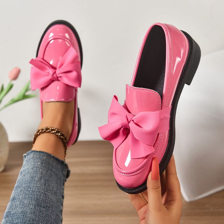 Wisterique - Højglans plateau loafers