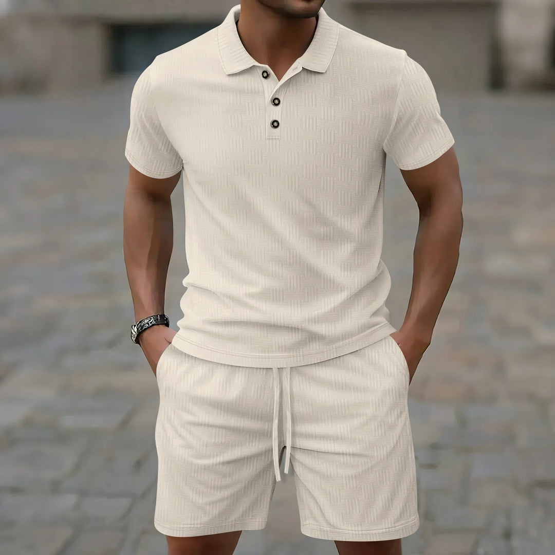 Pryce - Letvægts herresæt med polo og shorts