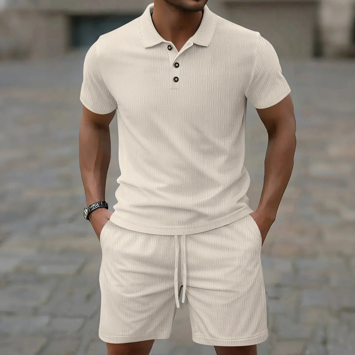 Pryce - Letvægts herresæt med polo og shorts