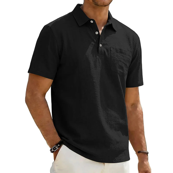 Grafton - Kortærmet poloshirt med struktur