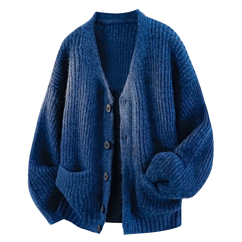 Galienne - Ultrablød oversize V-hals cardigan