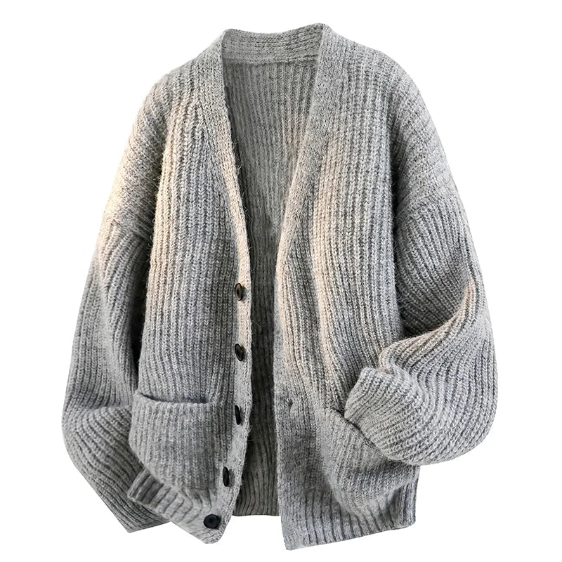 Galienne - Ultrablød oversize V-hals cardigan