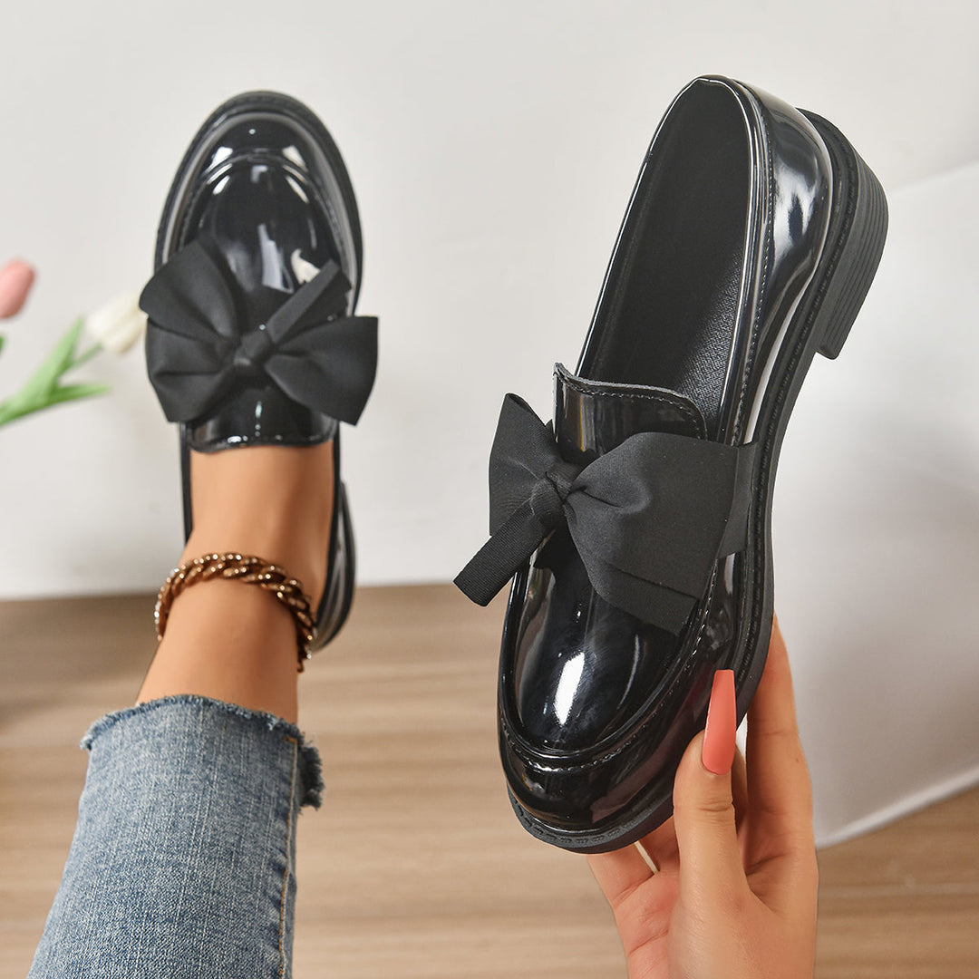 Wisterique - Højglans plateau loafers