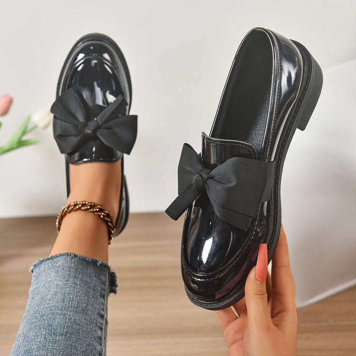 Wisterique - Højglans plateau loafers