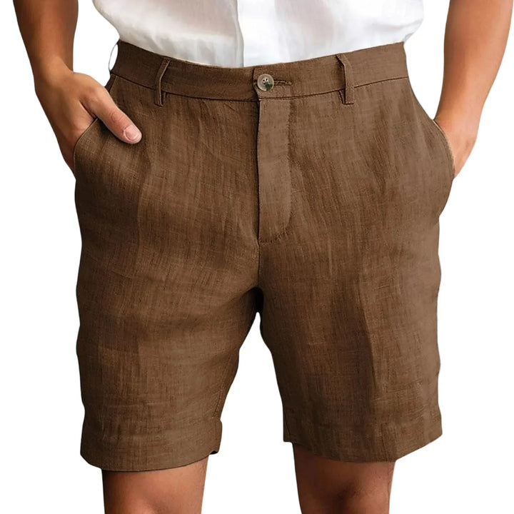 Nestor - Skræddersyede shorts i hør