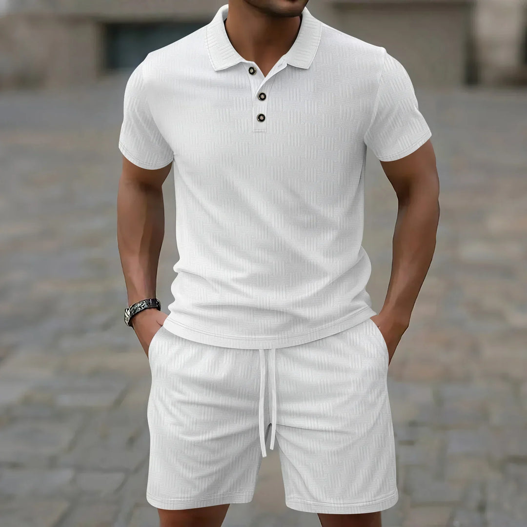 Pryce - Letvægts herresæt med polo og shorts