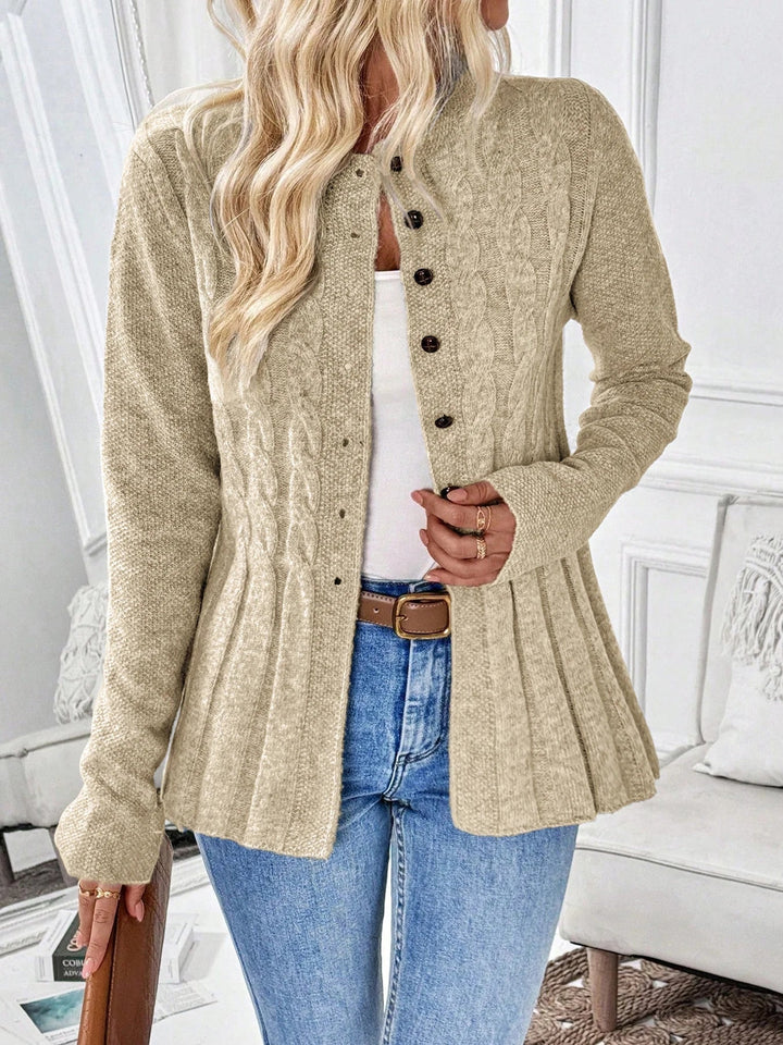 Zarela - Eksklusiv åbenstrikket cardigan