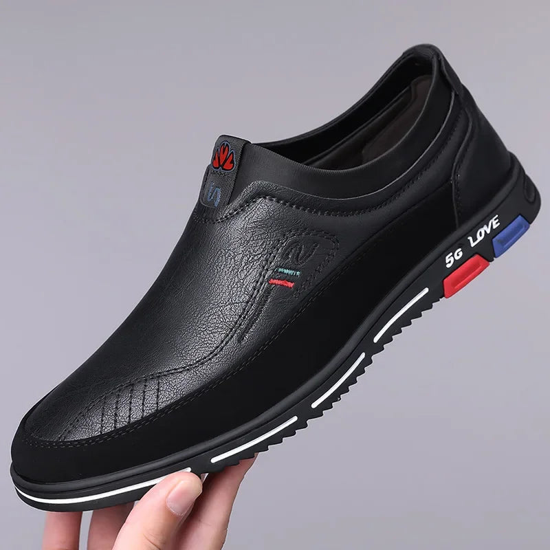Aksel - Polstrede slip-on-sko til herrer