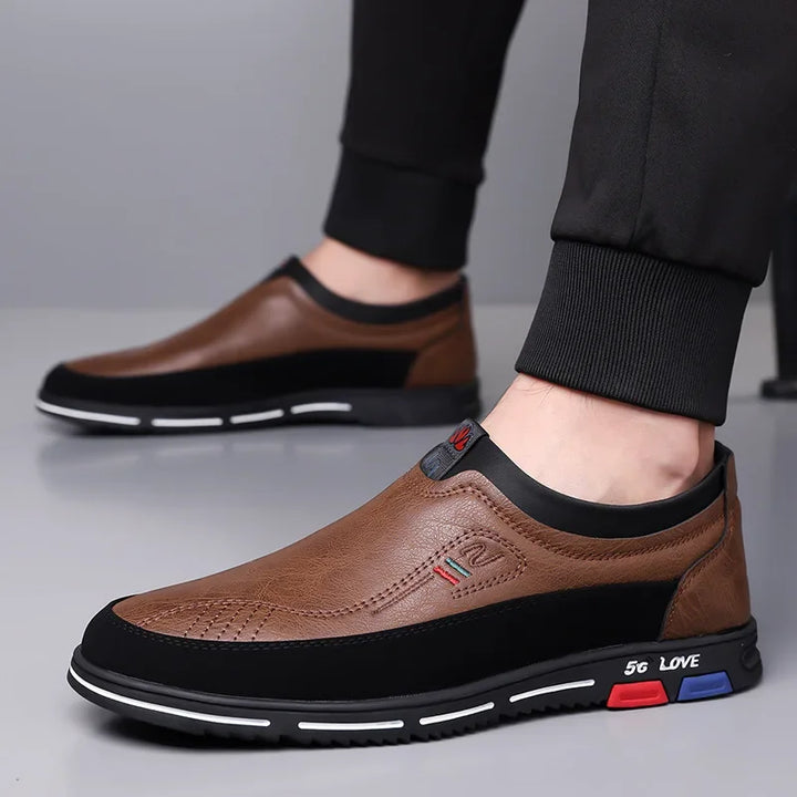 Aksel - Polstrede slip-on-sko til herrer