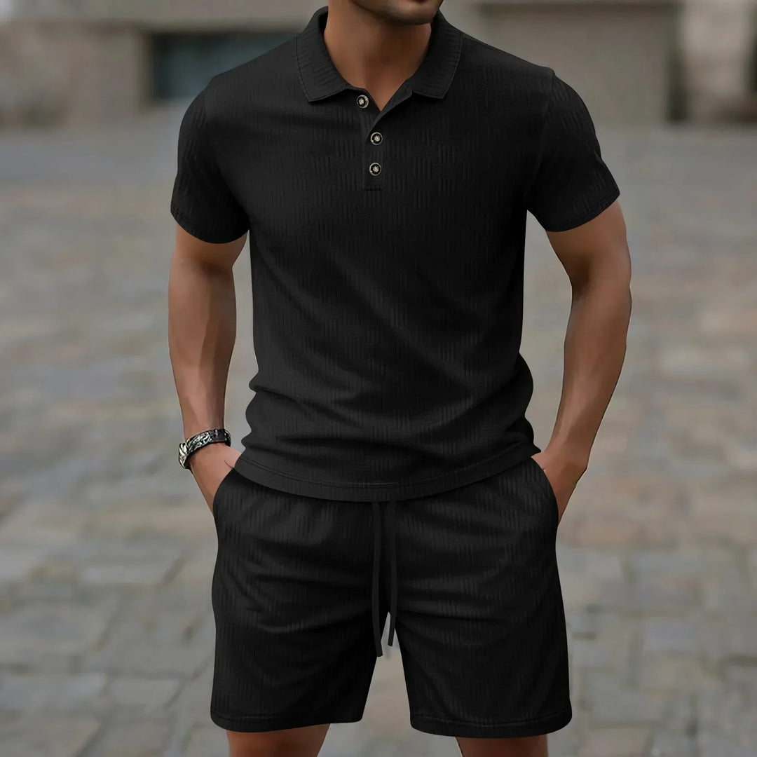 Pryce - Letvægts herresæt med polo og shorts